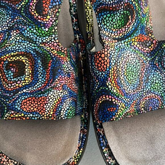 ALEGRIA Sandals Womens Size 11.5-12 42 Viki Rainbow Cyclone Sparkle Comfort - Picture 6 of 12